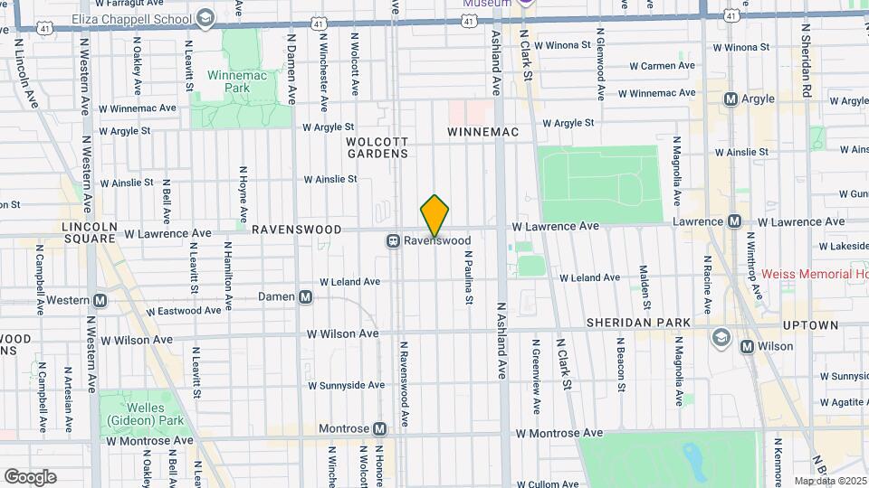 4742 N Hermitage Ave Mapa y Detalles de la Ubicación