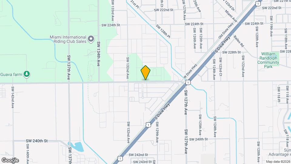 12964 SW 232nd St Map and Location Details