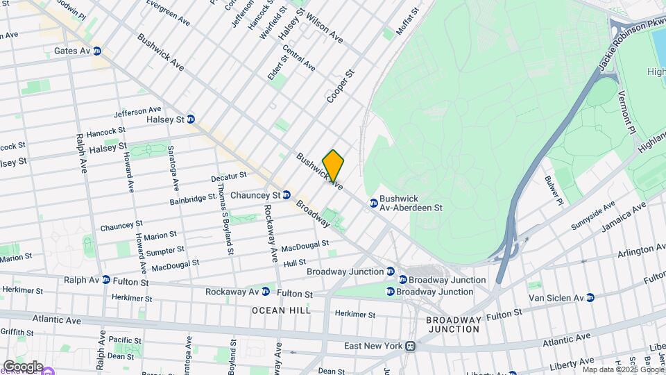 1466 Bushwick Ave Map and Location Details
