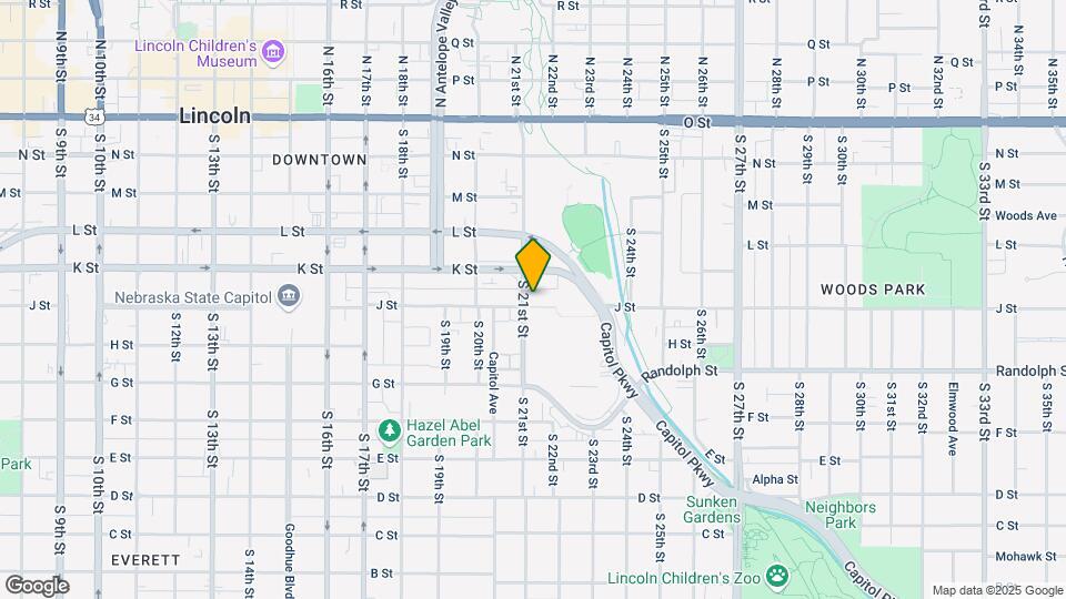 2110 J St Mapa y Detalles de la Ubicación