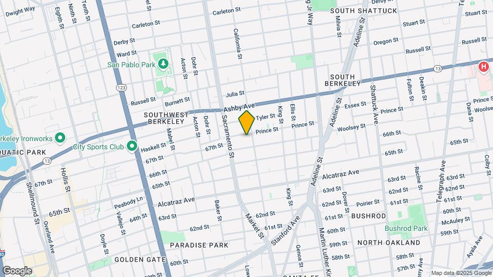 1534 Prince St Mapa y Detalles de la Ubicación