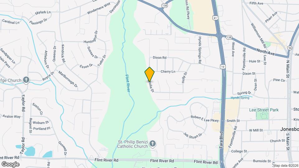 8343 Magnolia Dr Map and Location Details