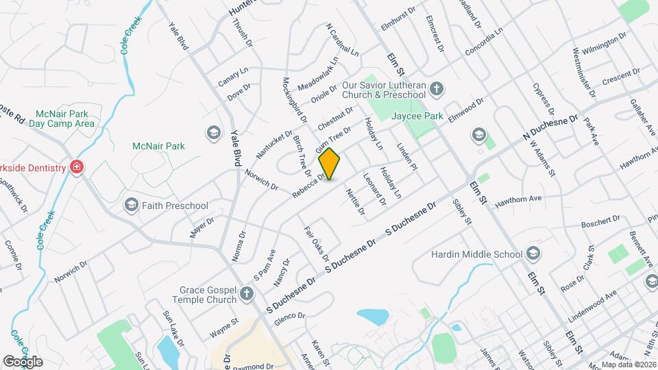 413 S Pam Ave Map and Location Details