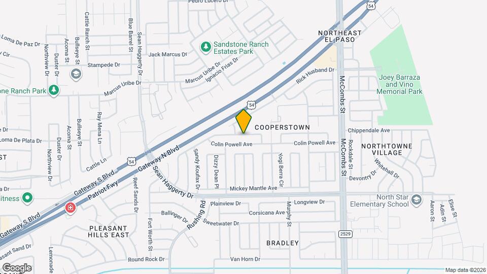 5416 Roger Maris Dr Map and Location Details