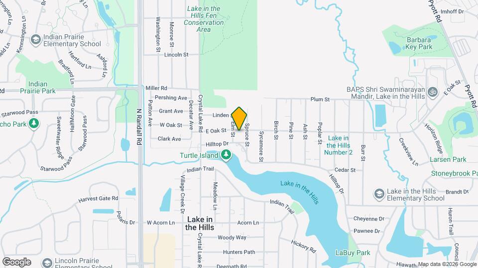 104 E Oak St Map and Location Details