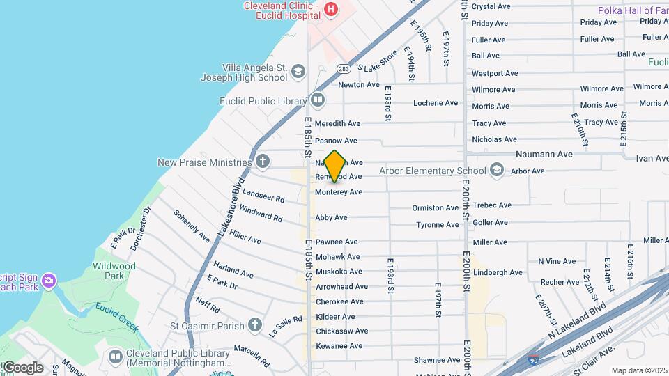 18751 Monterey Ave, Unit DOWN Map and Location Details