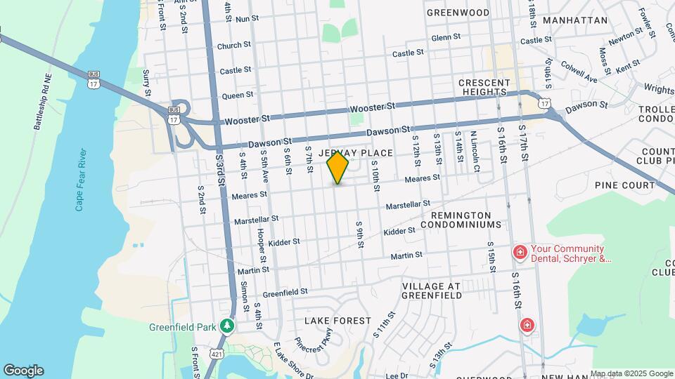 1101 S 8th St Map and Location Details