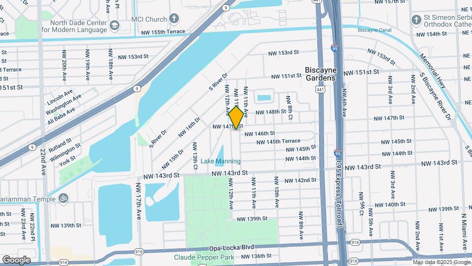 14600 NW 11th Ct Map and Location Details