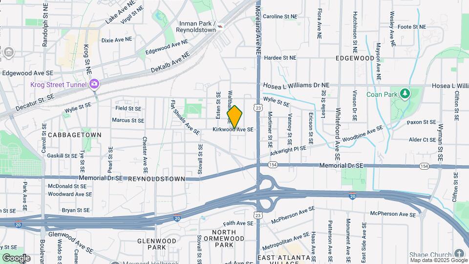 1093 Kirkwood Ave SE Map and Location Details