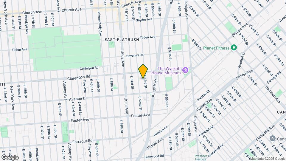 642 E 53rd St Map and Location Details