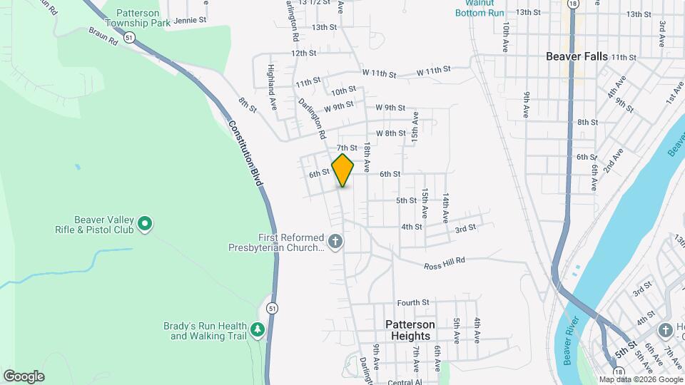 418 Darlington Rd Mapa y Detalles de la Ubicación