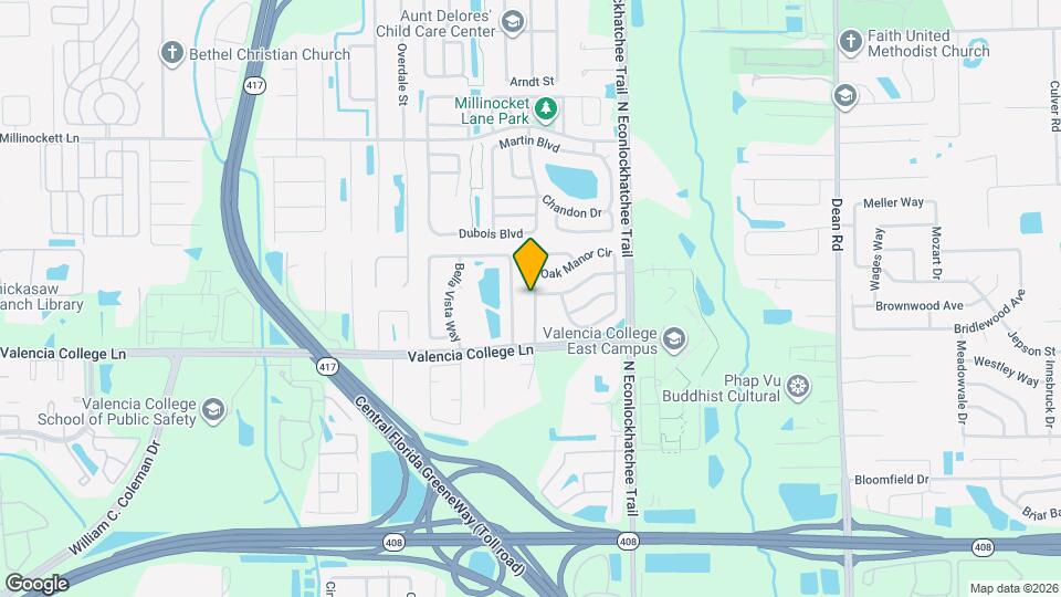 860 Maple Forest Dr Map and Location Details