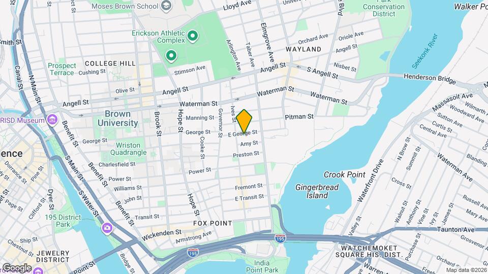 45 E George St, Unit #1 Map and Location Details