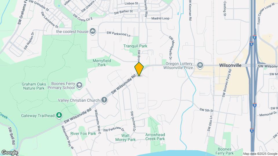 30125 SW Brown Rd Map and Location Details