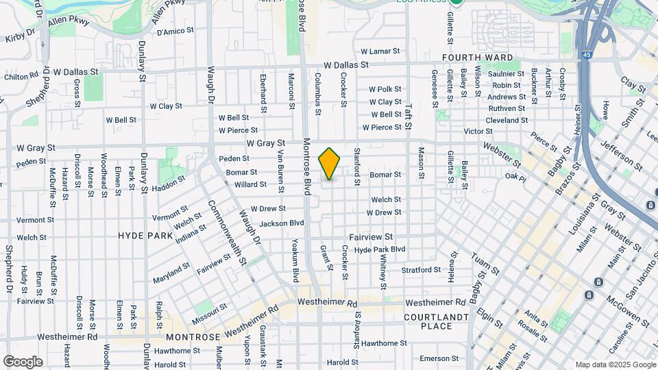 904 Willard St Map and Location Details