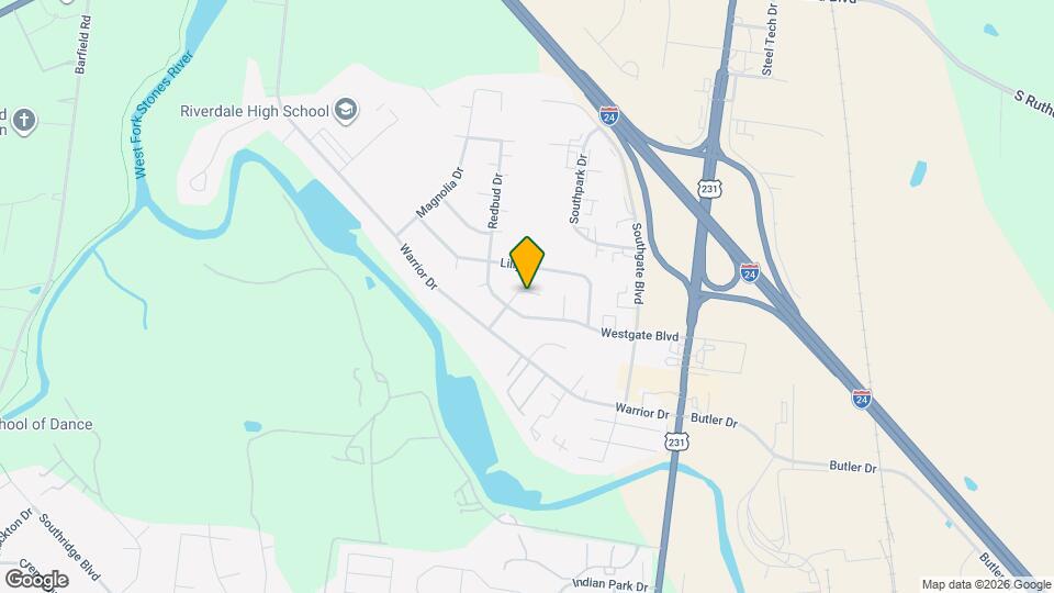 421 Jonquil Ct Mapa y Detalles de la Ubicación