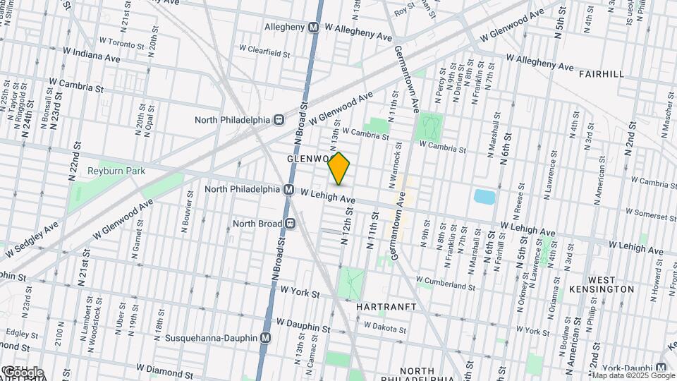 1223 W Lehigh Ave Map and Location Details