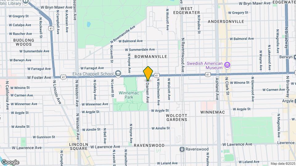 5135 N Damen Ave-Unit -Unit 1 Map and Location Details