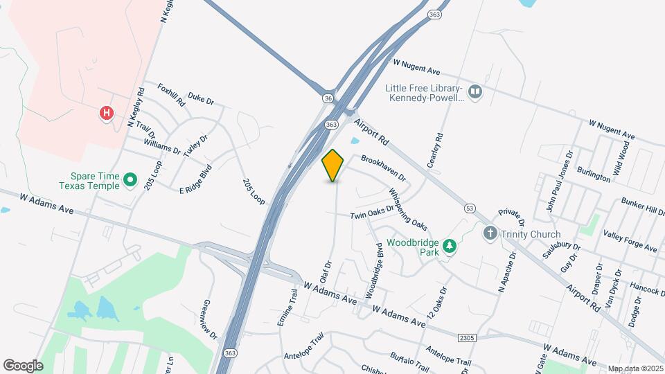 612 Olaf Dr-Unit -A Map and Location Details