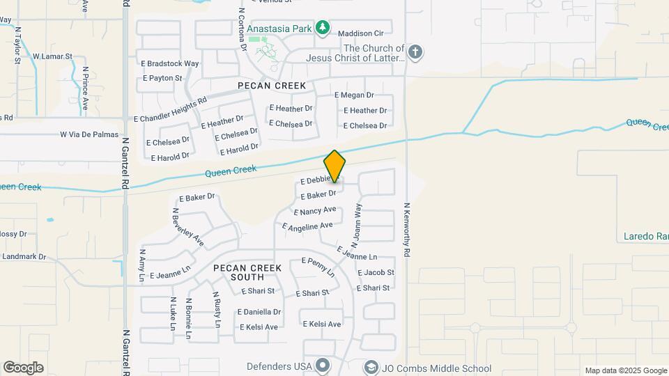 1444 E Baker Dr Map and Location Details