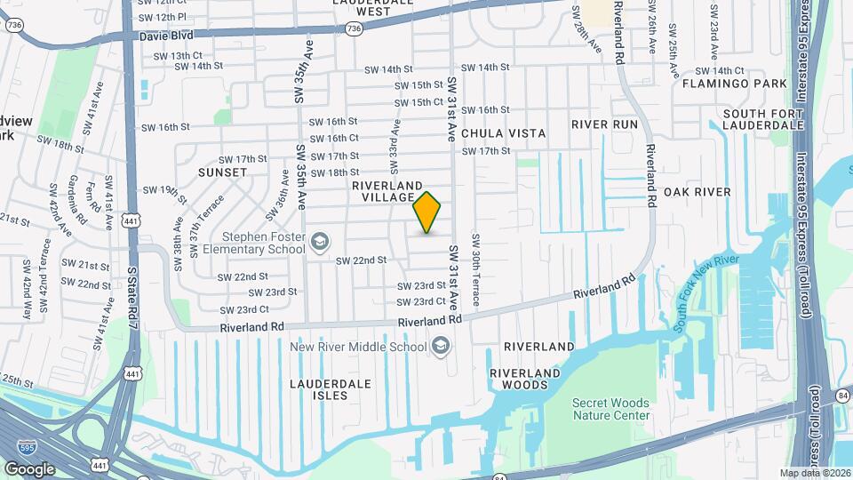 3150 SW 21st St Map and Location Details