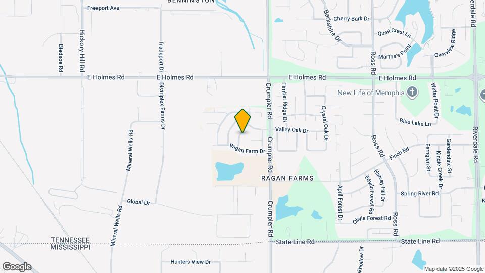 5376 Ragan Ridge Dr Map and Location Details