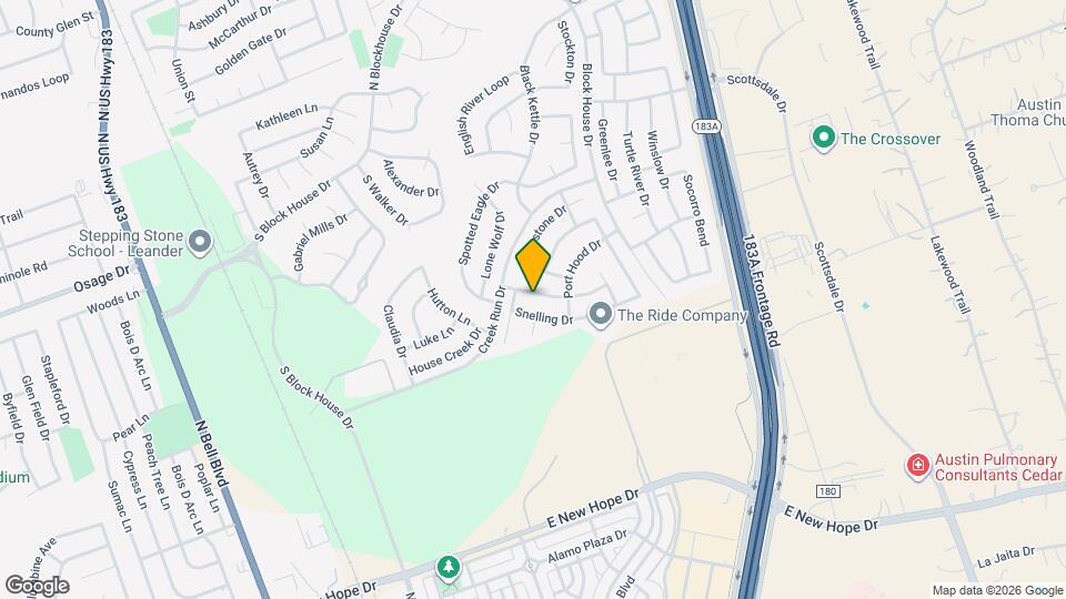 15013 Big Falls Dr Map and Location Details