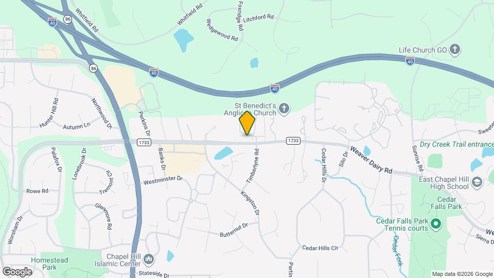 117 Kingsbury Dr Map and Location Details