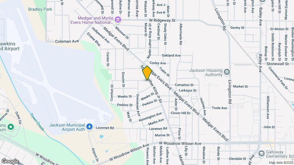 1311 Fernwood Dr Map and Location Details