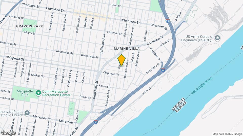 3726 Illinois Ave Map and Location Details