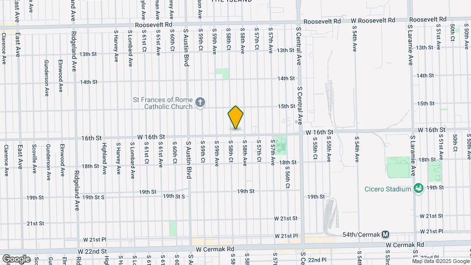 5812 W 16th St Map and Location Details