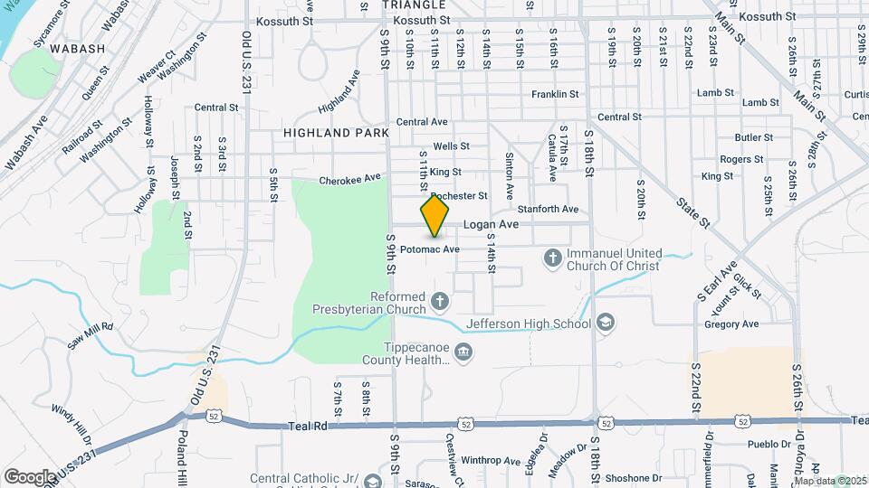 1106 Potomac Ave Map and Location Details