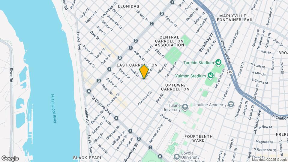 7625 Oak St Map and Location Details