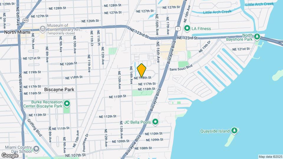1468 NE 118th St Map and Location Details