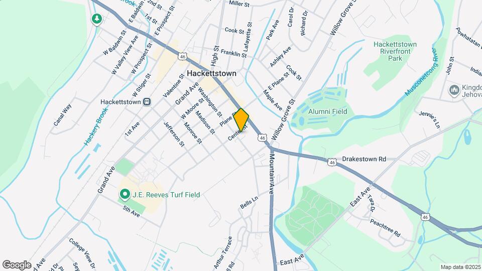 627 Washington St Map and Location Details