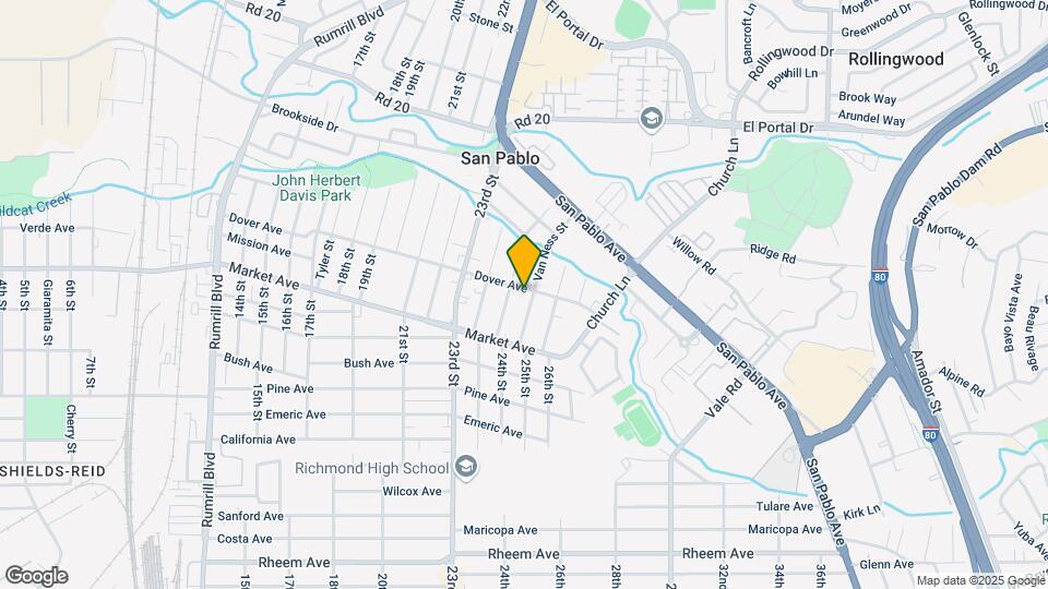 2422 Dover Ave Map and Location Details