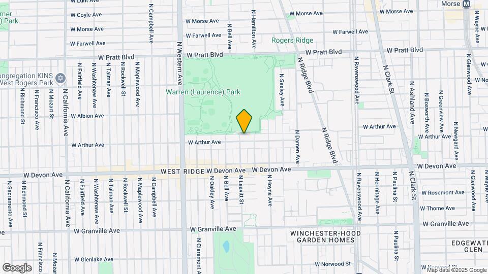 2150 W Arthur Ave Mapa y Detalles de la Ubicación
