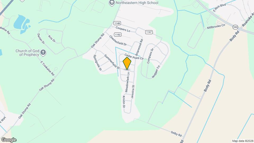 205 Summerfield St Map and Location Details