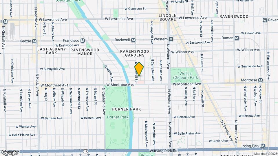 4421 N Rockwell St Mapa y Detalles de la Ubicación
