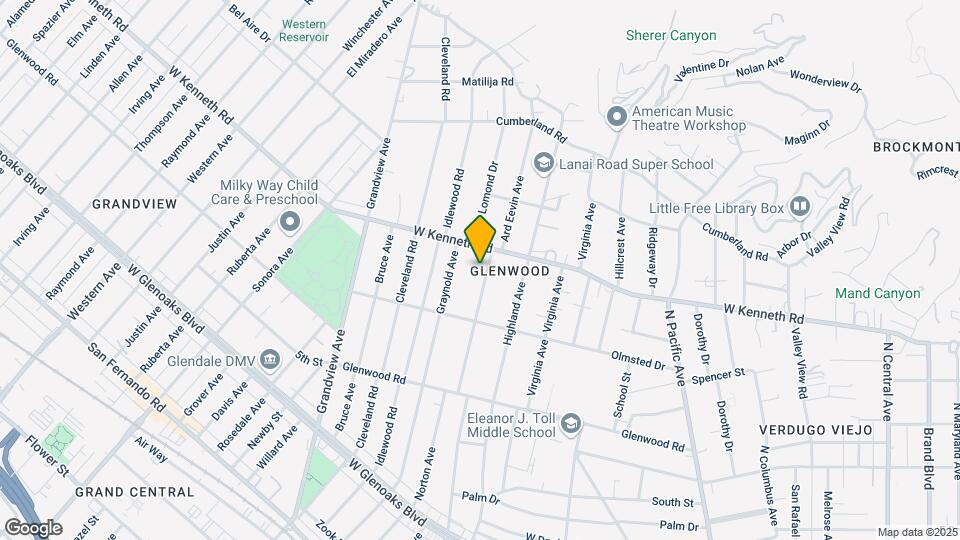 1451 Norton Ave, Unit B Mapa y Detalles de la Ubicación