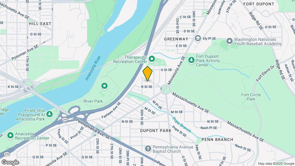 3019 Massachusetts Ave SE Map and Location Details