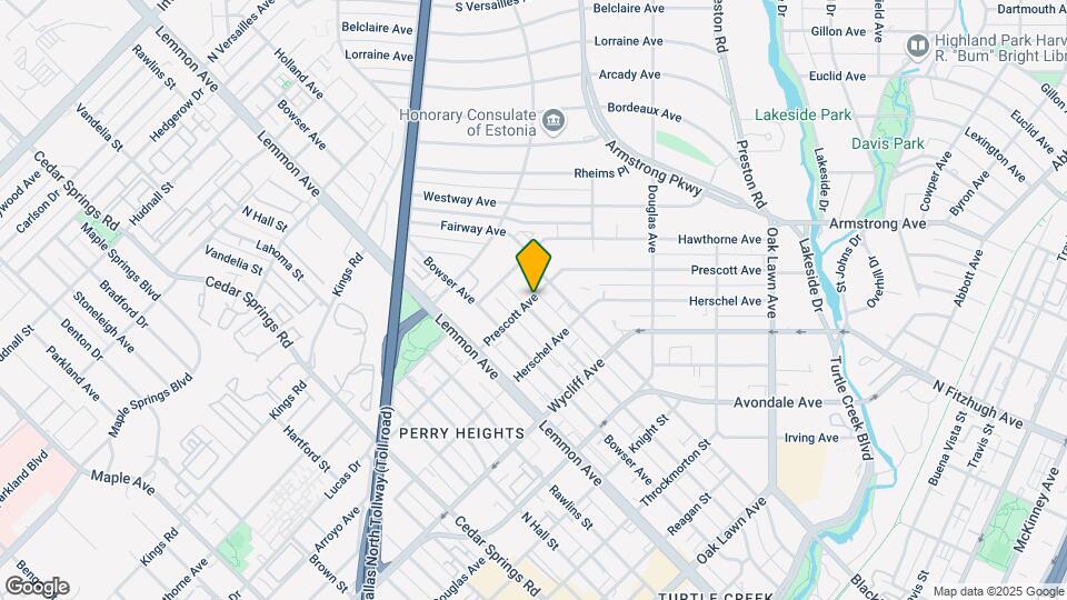 3700 Prescott Ave Mapa y Detalles de la Ubicación