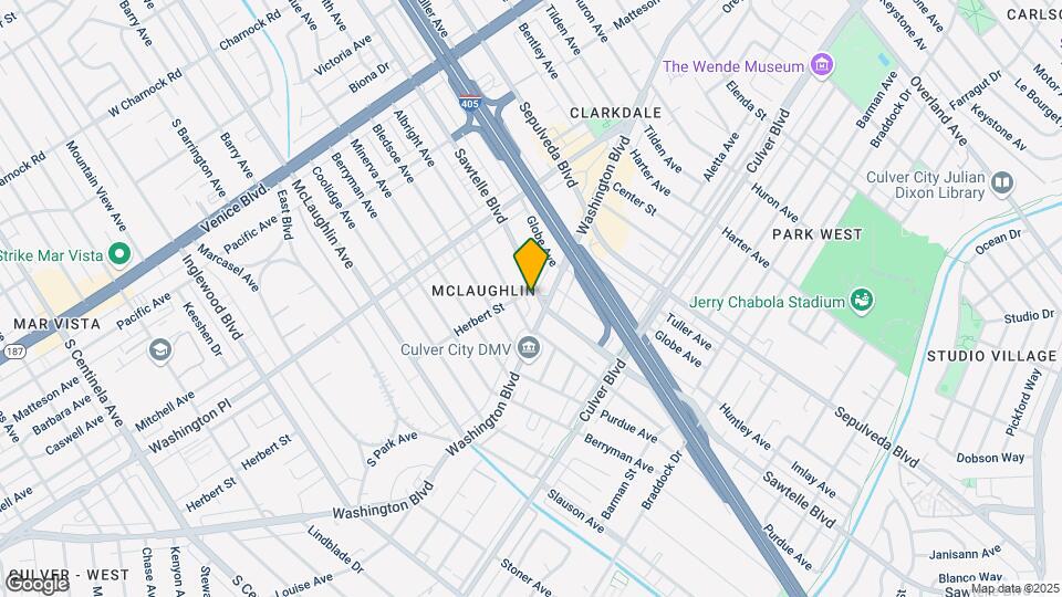 4101 Sawtelle Blvd Mapa y Detalles de la Ubicación
