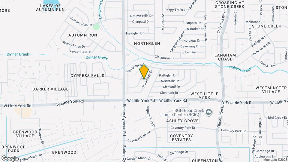 6329 Porterway Dr, Unit 1 Map and Location Details