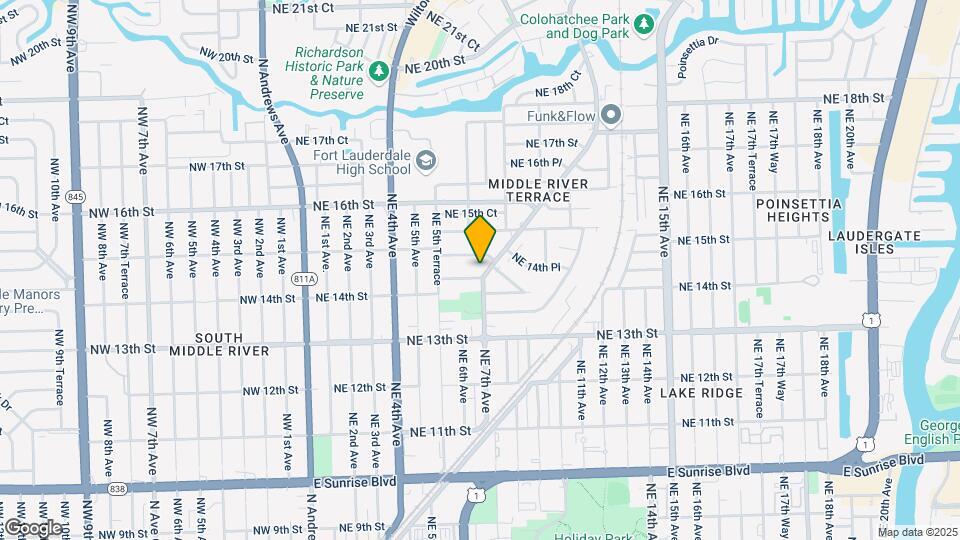 1411 N Dixie Hwy Map and Location Details