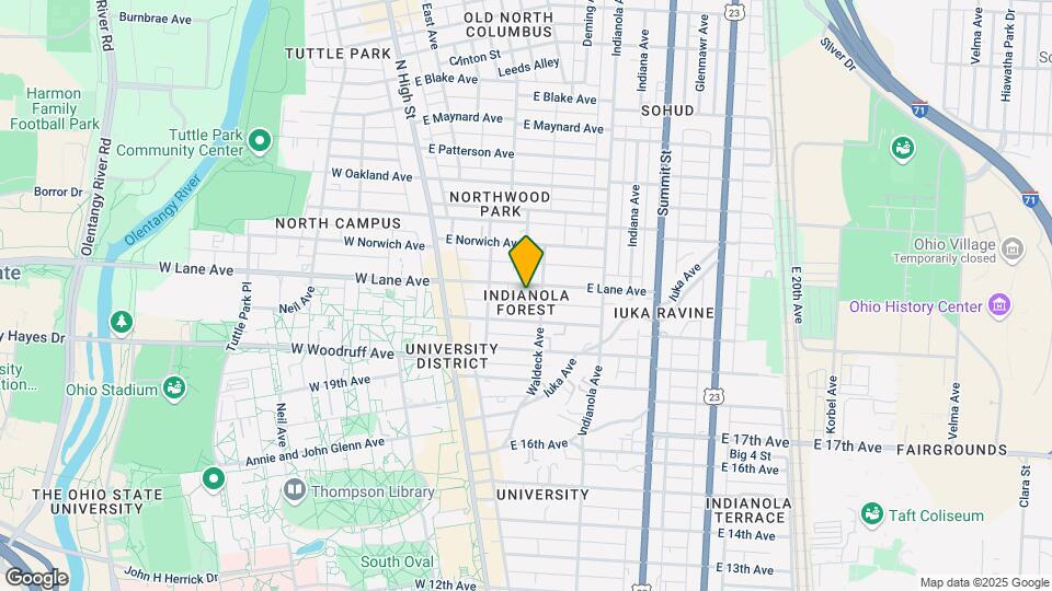 117 E Lane Ave Mapa y Detalles de la Ubicación