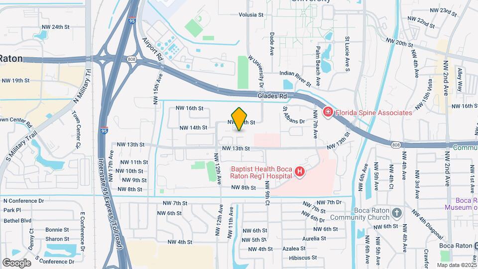 1089 NW 13th St Map and Location Details