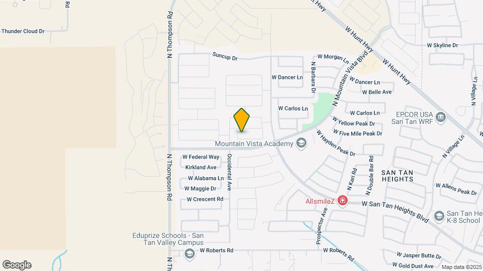 4640 W Saddlebush Way Map and Location Details