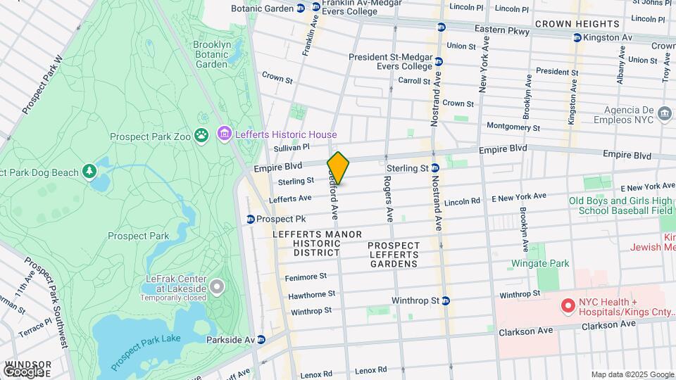 1793 Bedford Ave Map and Location Details