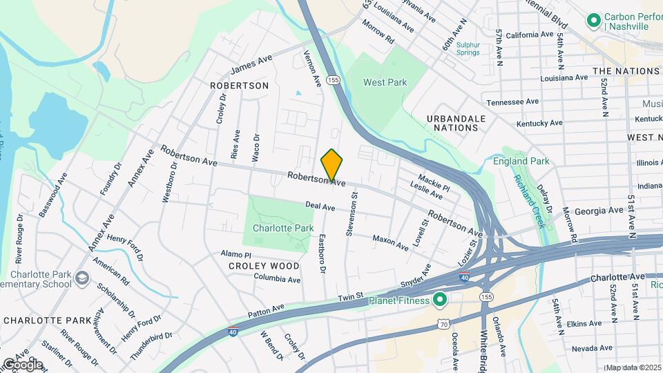 6015 Robertson Ave Map and Location Details